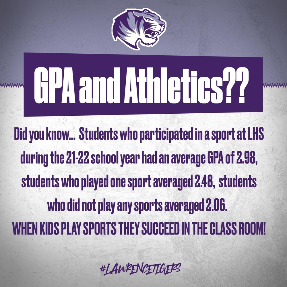 Student Athletes GPA Comparison Graphic
