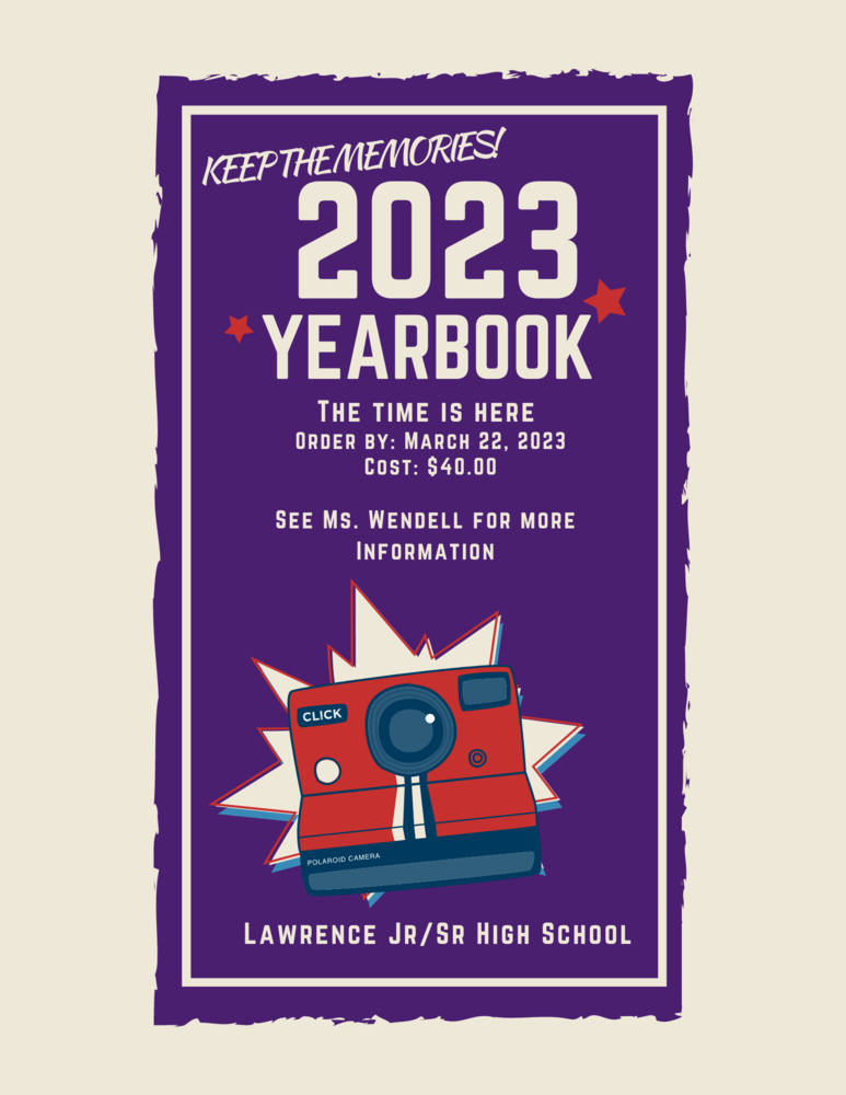 2023 - Lawrence Jr/Sr High Yearbook