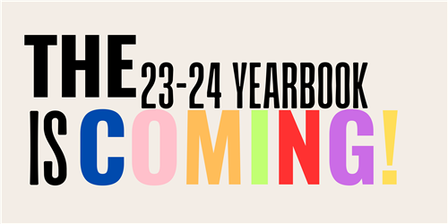 Yearbook is coming Text