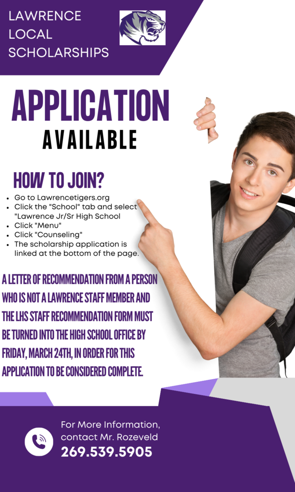 Lawrence Local Scholarship Application
