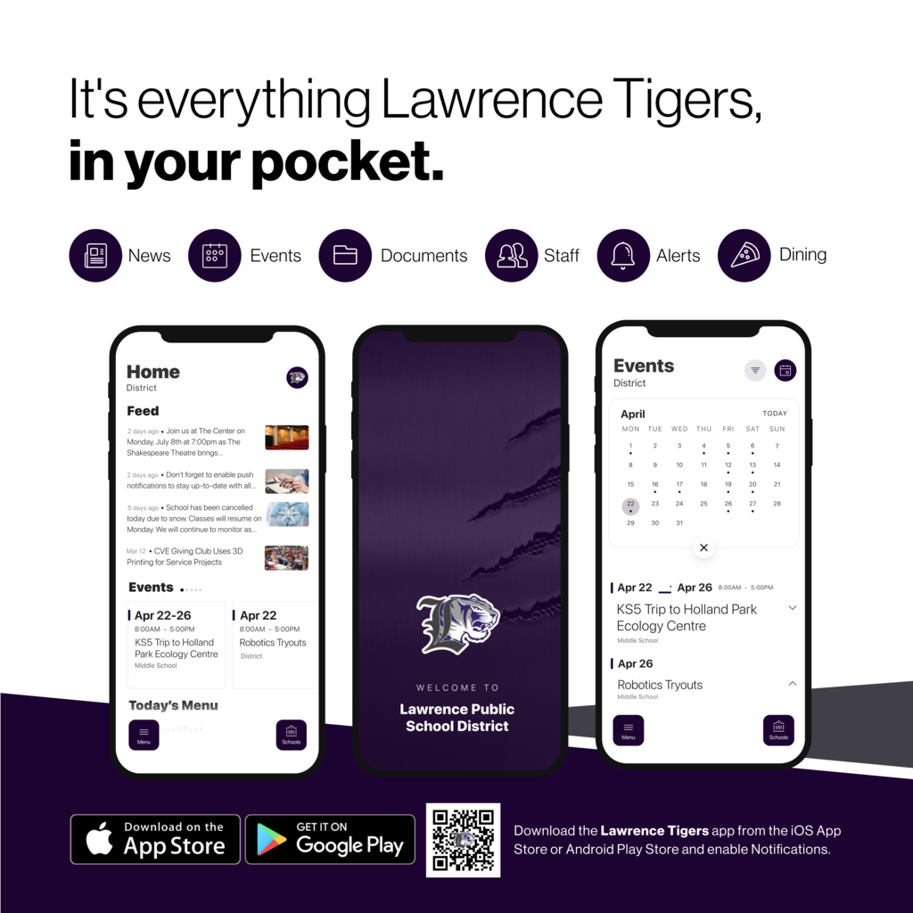 New Lawrence Tigers App Launch
