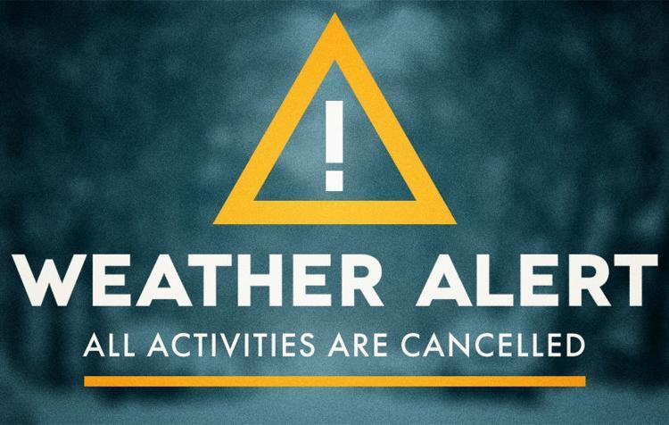 Activities Cancellation Graphic