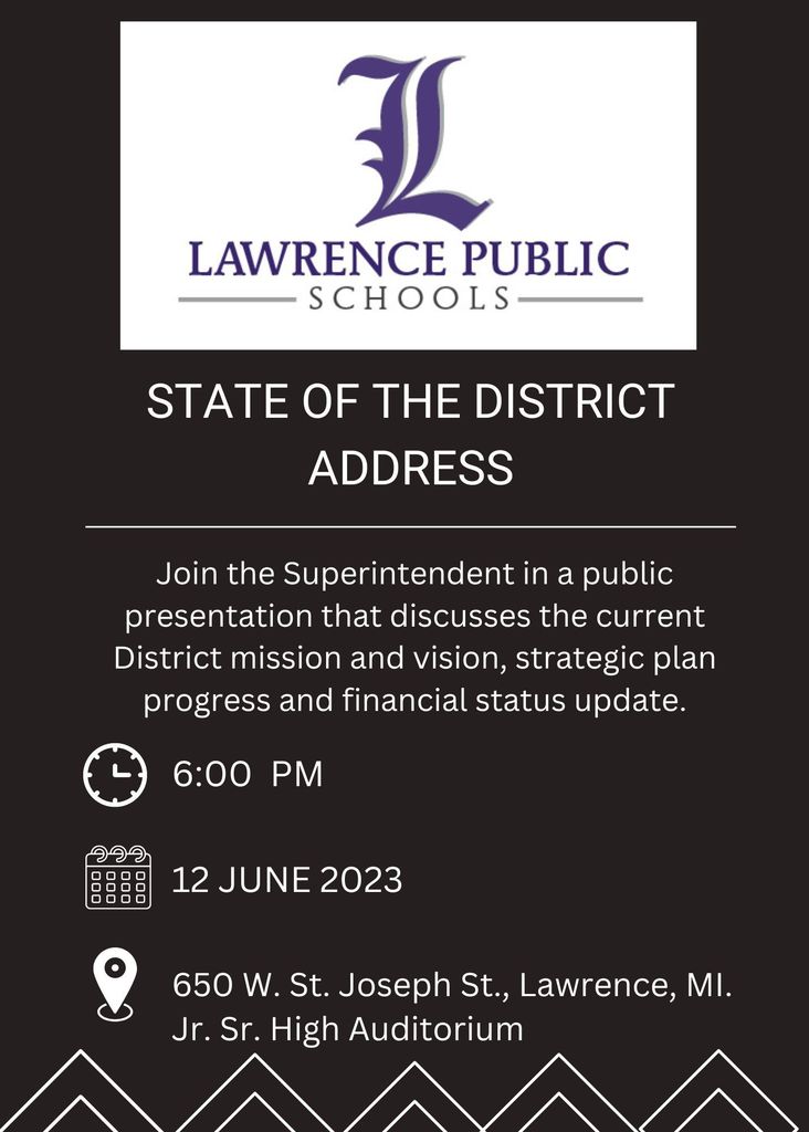 Invitation to State of the District Address 2