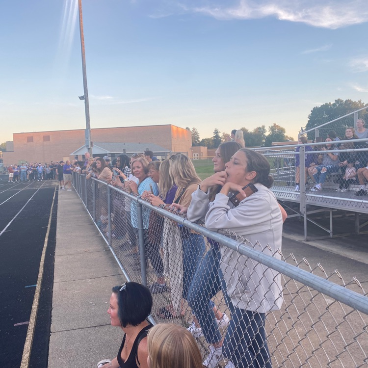 fans cheering for inductees